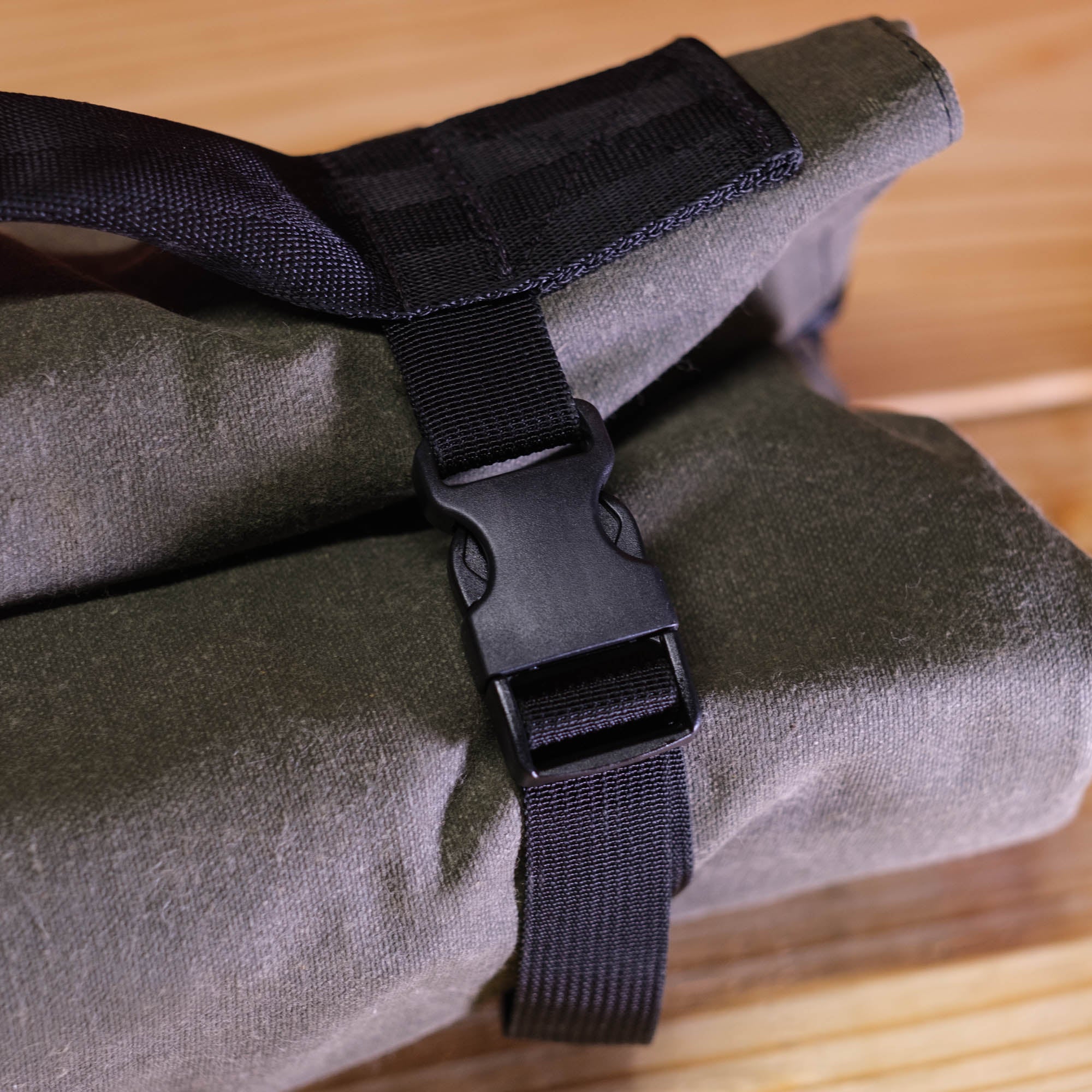 heavy duty buckles on the ATC ShopRoll tool roll