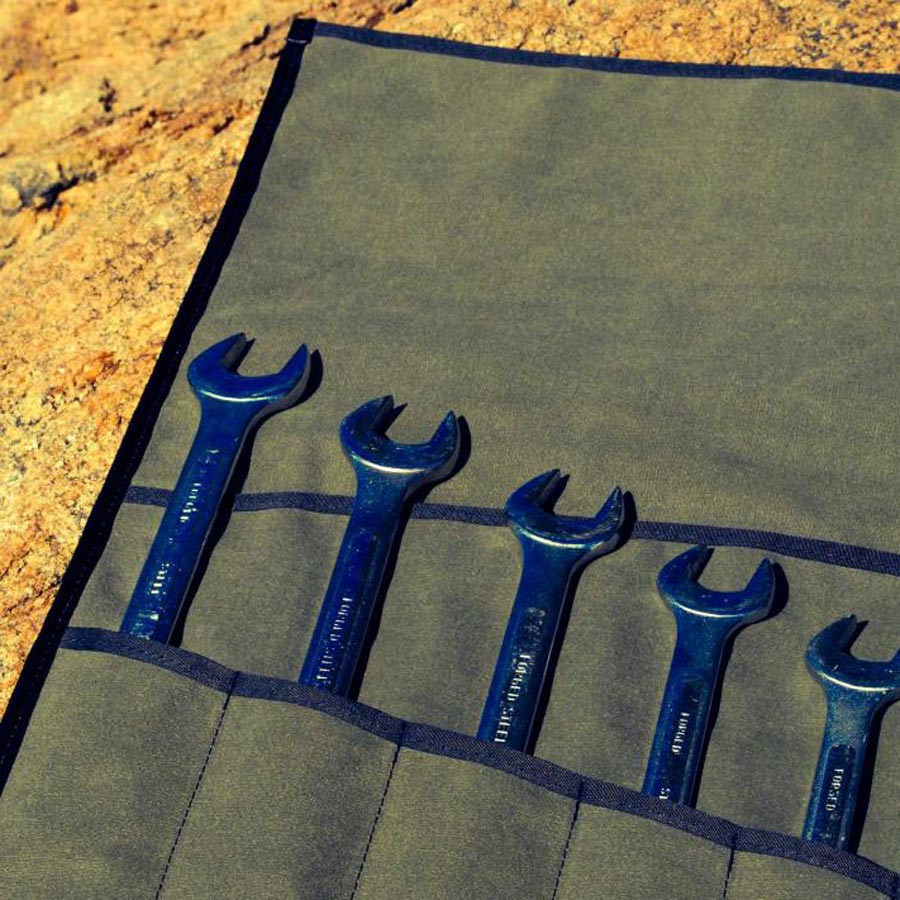 Wrench Roll - Waxed Canvas